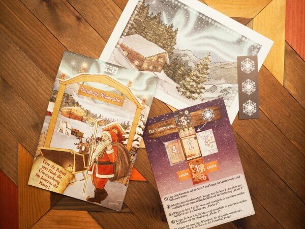 Hidden Games - Rätselkarte - Weihnachtskarte