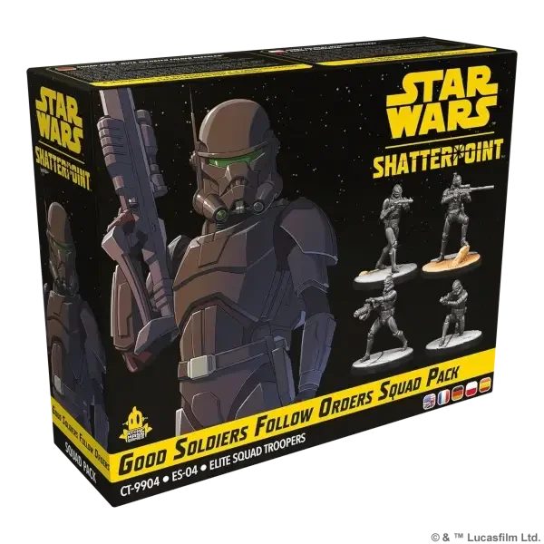 Star Wars: Shatterpoint – Good Soldiers Follow Orders Squad Pack („Gute Soldaten folgen Befehlen“)