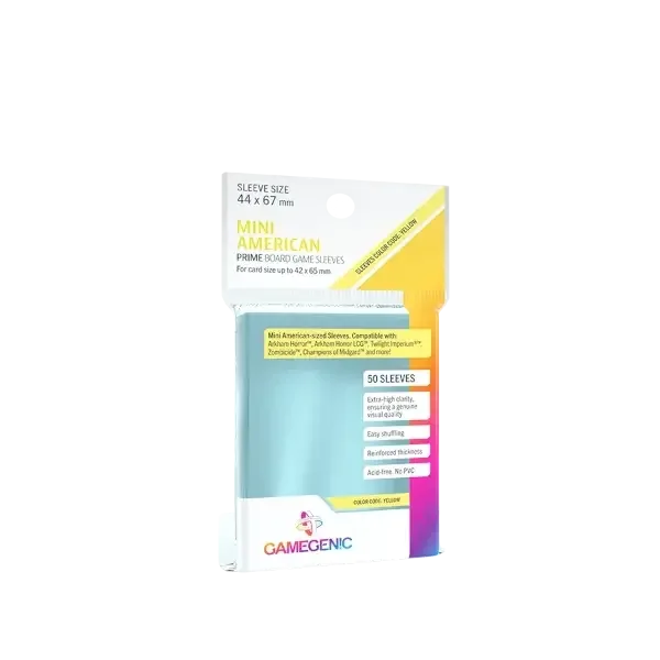 PRIME Mini American-Sized Sleeves Clear