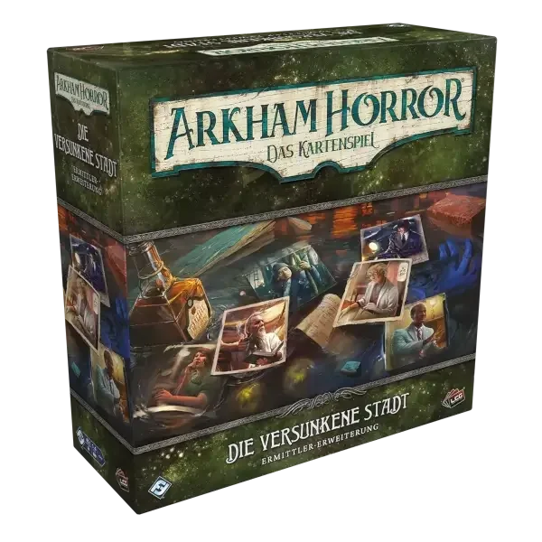 Arkham Horror: Das Kartenspiel - Die Versunkene Stadt (Ermittler-Erweiterung)